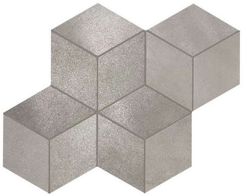 Aluminium Mosaico Esagono Lapp 30x35